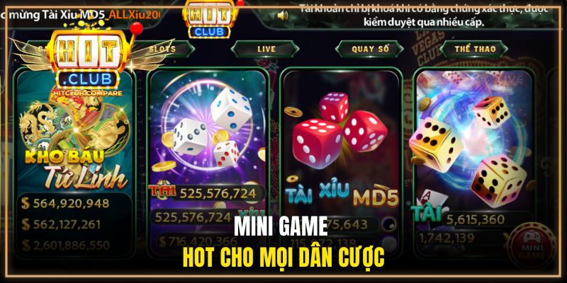 Trang Chủ HitClub 13 Mini game hot cho mọi dân cược