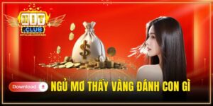 Ngủ mơ thấy vàng đánh con gì